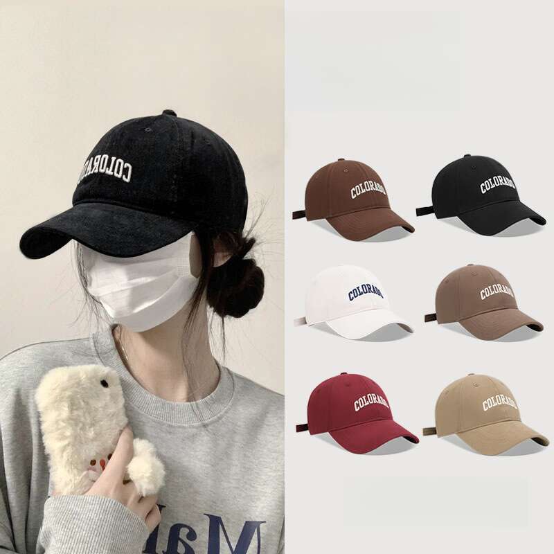 Summer Women's Baseball Cap, Korean Large Brim, Small Face, Soft Top, Duck Tongue Cap_voghion.com