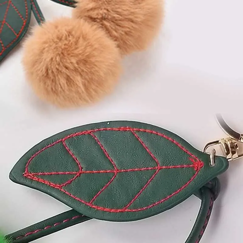 Cherry Plüschtier New Kaii Flauschiger Cartoon-Schlüsselanhänger Geschenk für Kinder Damen Taschenanhänger Rucksack Autoschlüssel Zubehör_voghion.com