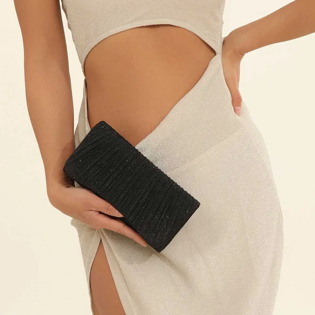 Sac à main Sparkg Clutch Sparkg épaule pendentif de mariage date sac de nuit entièrement assorti pour femmes Y241019_voghion.com