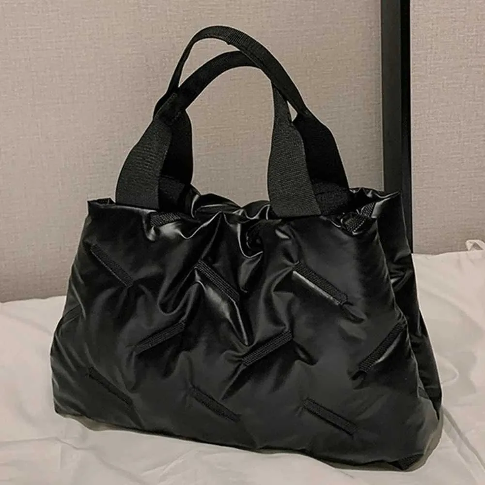 Moda Donna Hobo Trapuntato Spazio Imbottito Borsa A Tracolla Borsa Invernale Donna Cuscino Grande Capacità Tote Crossbody Ba241105_voghion.com