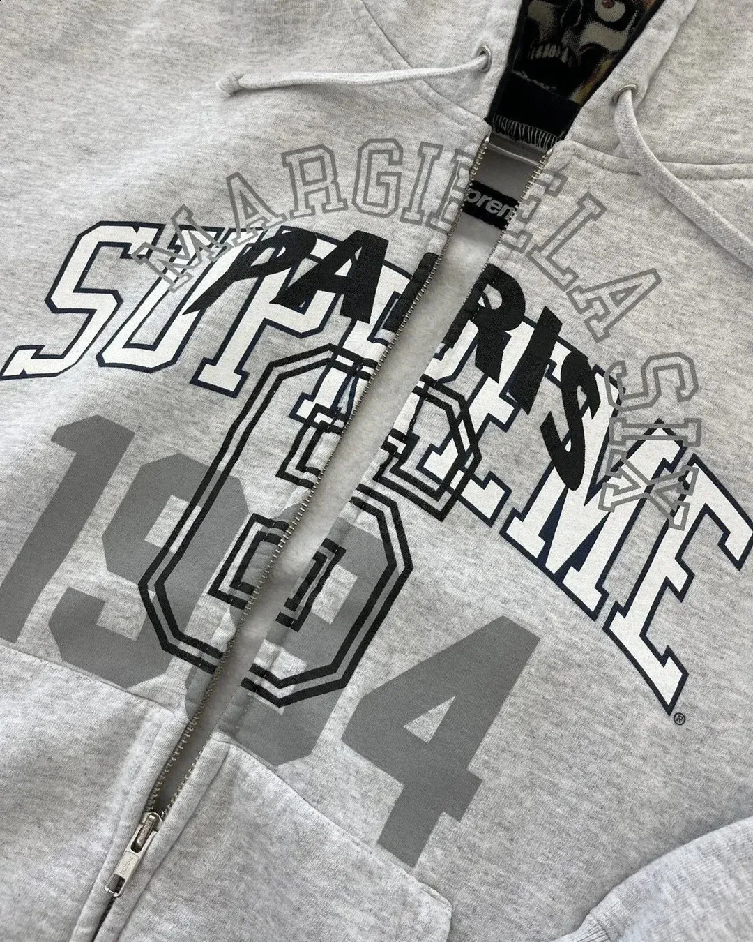 Sudadera con capucha con estampado de diablo y letras retro americanas, estilo Haruku Y2k, informal, con cremallera para parejas, moda urbana_voghion.com