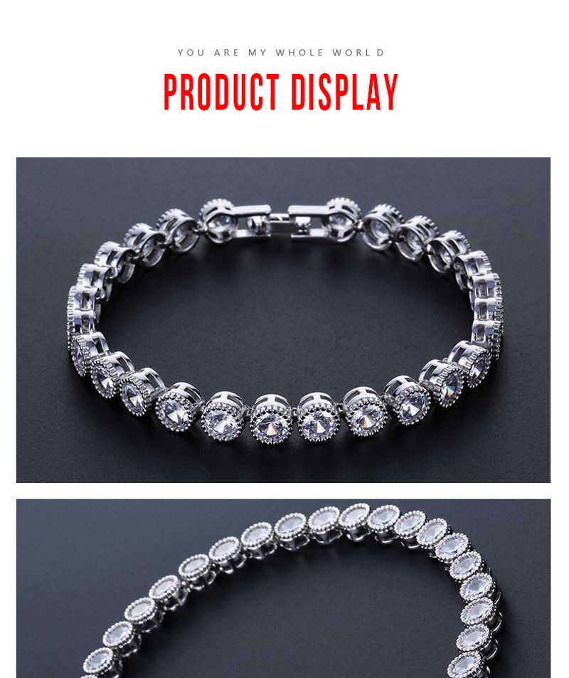 Joseph Runde Zirkon Micro Set Schmuck Mode Stil Armband Heißer Verkauf_voghion.com