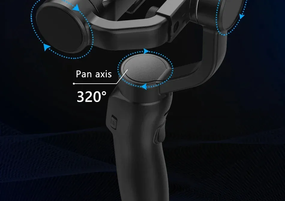 Support de téléphone portable à cardan 3 axes QAML F8, stabilisateur d'enregistrement vidéo anti-vibration pour smartphone 250417_voghion.com