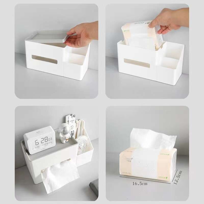 Cosmetics Home And Daily Necessities Desktop Storage Tissue Box, High Aesthetic Living Room, Zhenpei, Zhejiang_voghion.com