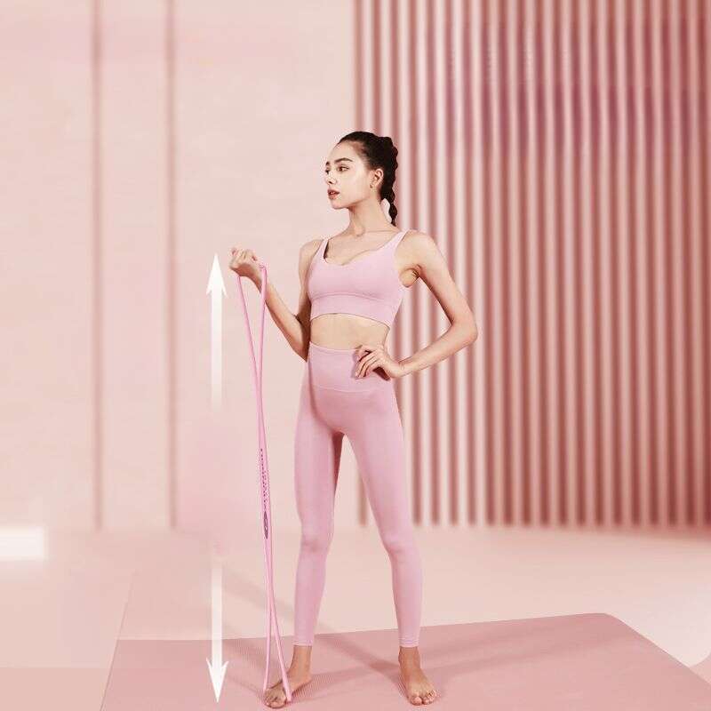 Unleash Ultimate Flexibility! 8 - Foot Silicone Puller For Shoulder & Neck Yoga_voghion.com