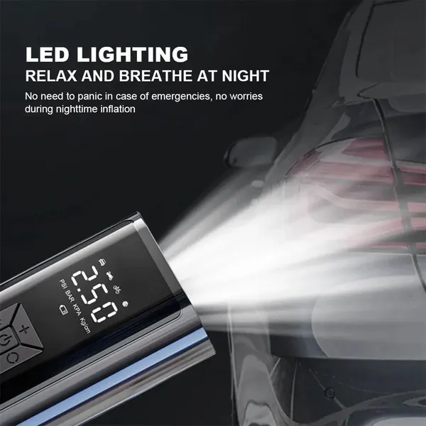 Handheld Air Compressor Digital Portable Tyre Inflator For Cars_voghion.com