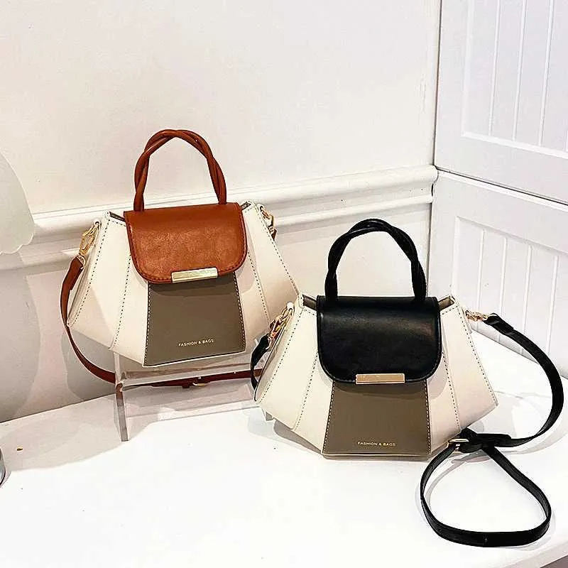 High Quality Soft Leather Handbag Women Purses Female Designer Patchwork Ladies Shoulder Crossbody Bag Sac A Main_voghion.com