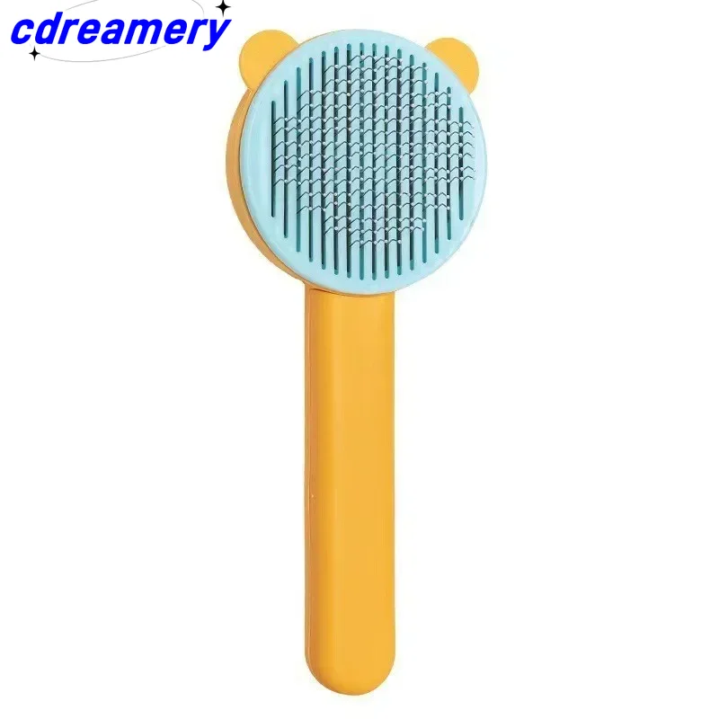 1PC One Click Dehairing Pet Supplies Katze und Hund Kamm Automatische Dehairing Kunststoff Sauber Zeit und Mühe_voghion.com