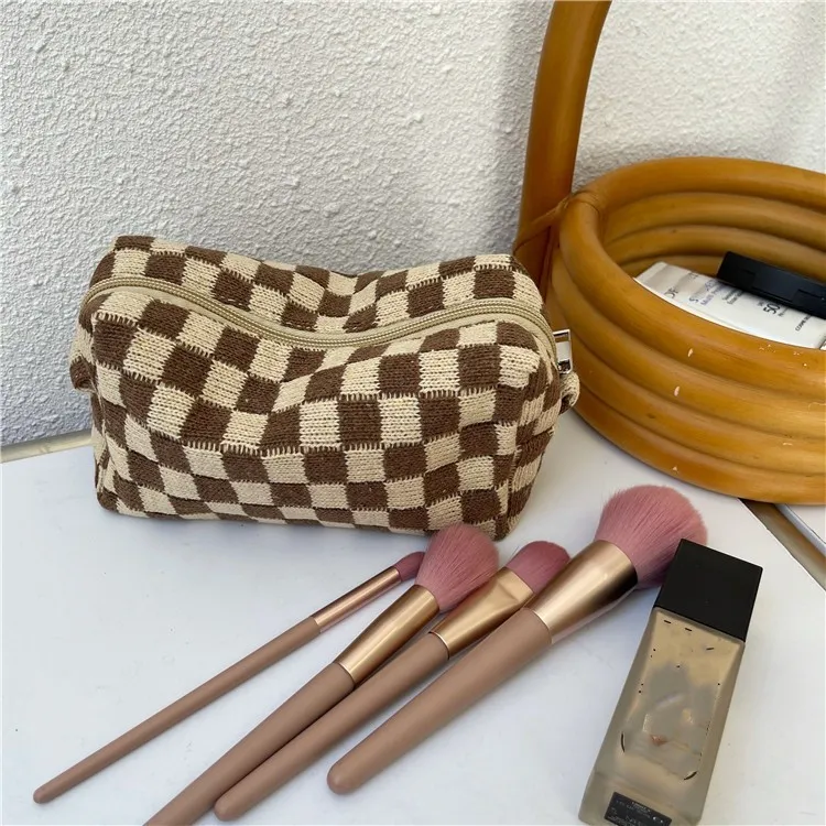 Trousse de maquillage de voyage portable et mignonne pour femmes, trousse de toilette pour filles en voyage_voghion.com