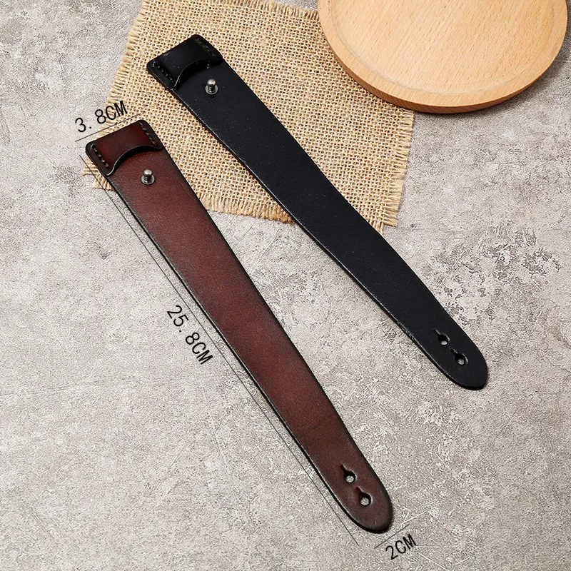 Bangle Vintage Genuine Leather Wide Cuff Men's Bracelet Punk Hiphop Ornament Male Wristband Jewelry Accessories Gift_voghion.com