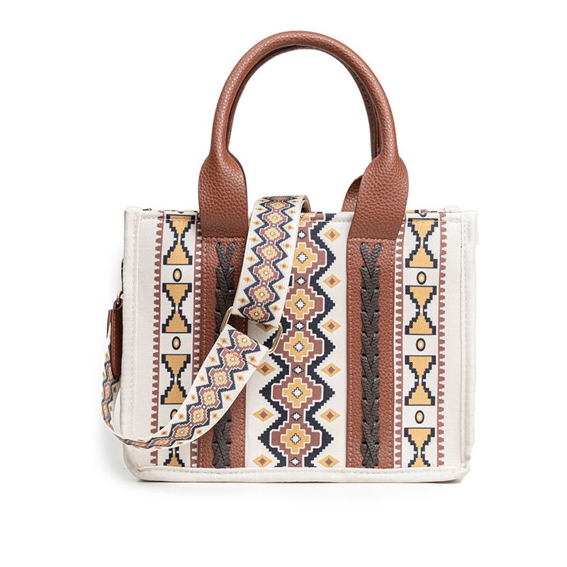Western Geldbörse Damen Tragetasche Schultertasche Bohemian Aztec Handtasche_voghion.com