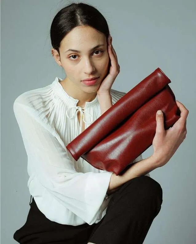 Vintage Clutch Bag For Women Soft Pu Leather Envelope Evening Bag_voghion.com