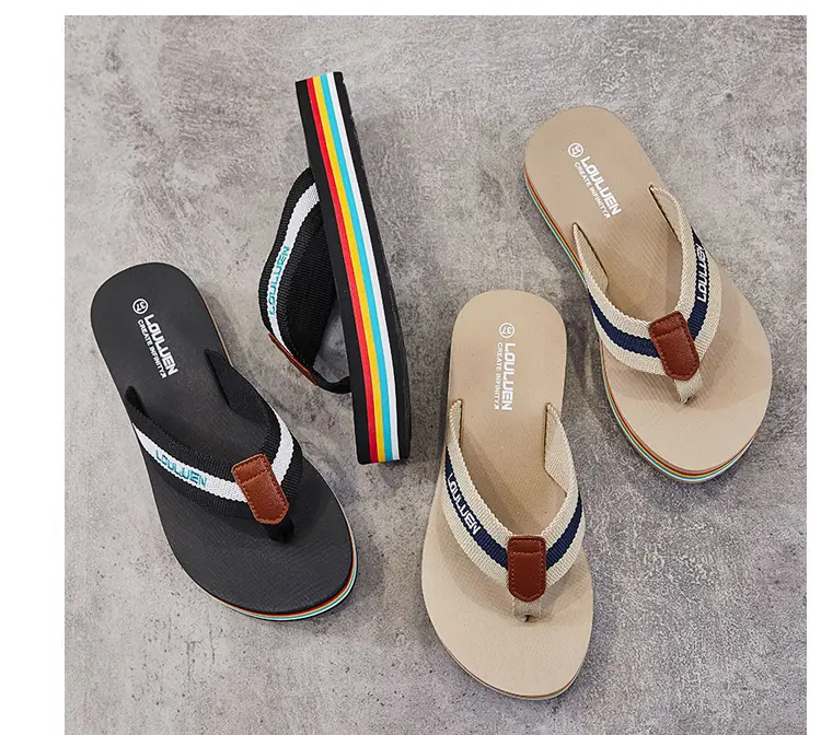 Infradito donna con plateau comode per la spiaggia e la casa_voghion.com