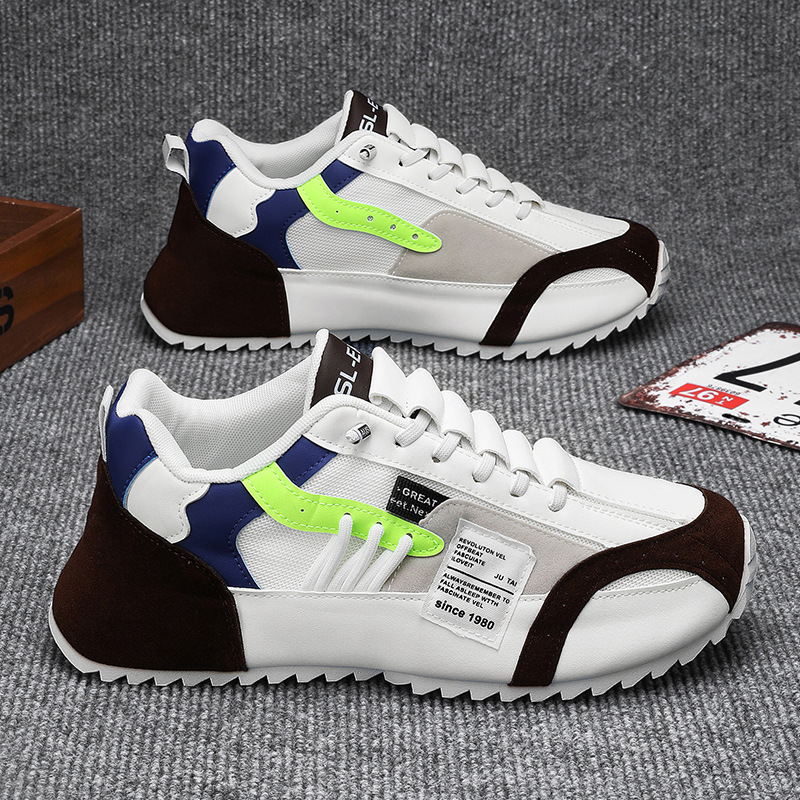 New Casual Shoes Men's Shoes Thick Soles Wear-resistant Sports Shoes