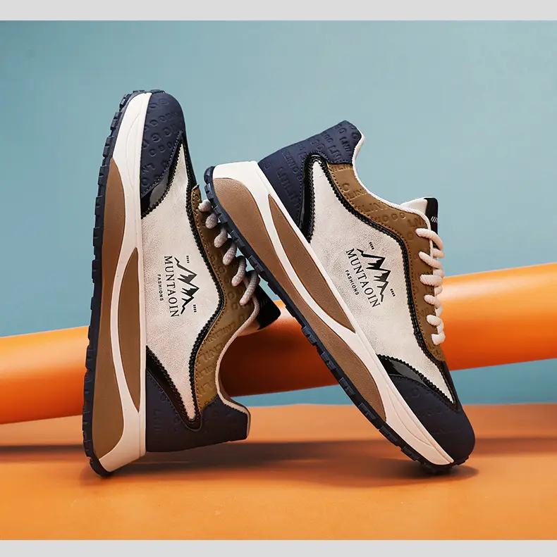 Baskets Forrest Gump pour hommes, petites chaussures blanches, chaussures d'étudiant polyvalentes à plateforme_voghion.com