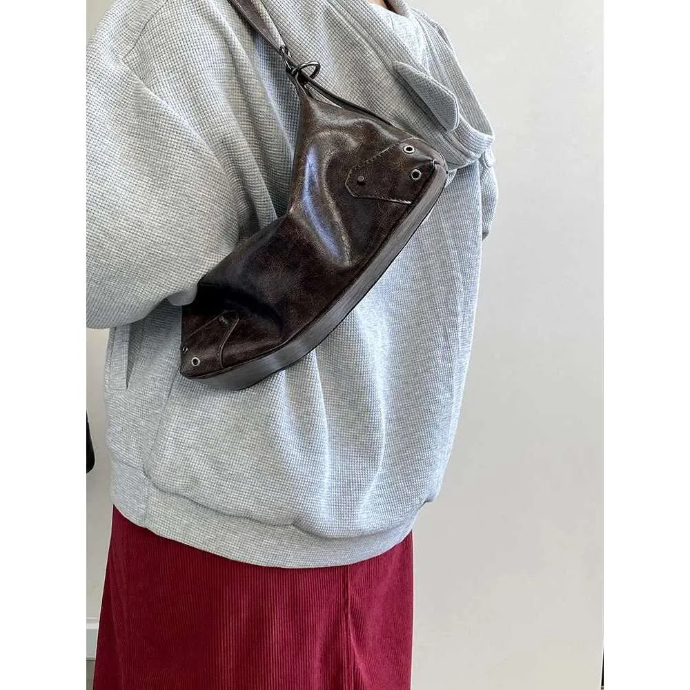 Pu Leder Retro Damen Unterarm Cool Y2k Mädchen Vintage Kleine Schultertaschen Einfache weibliche Umhängetasche Handtaschen Geldbörse_voghion.com