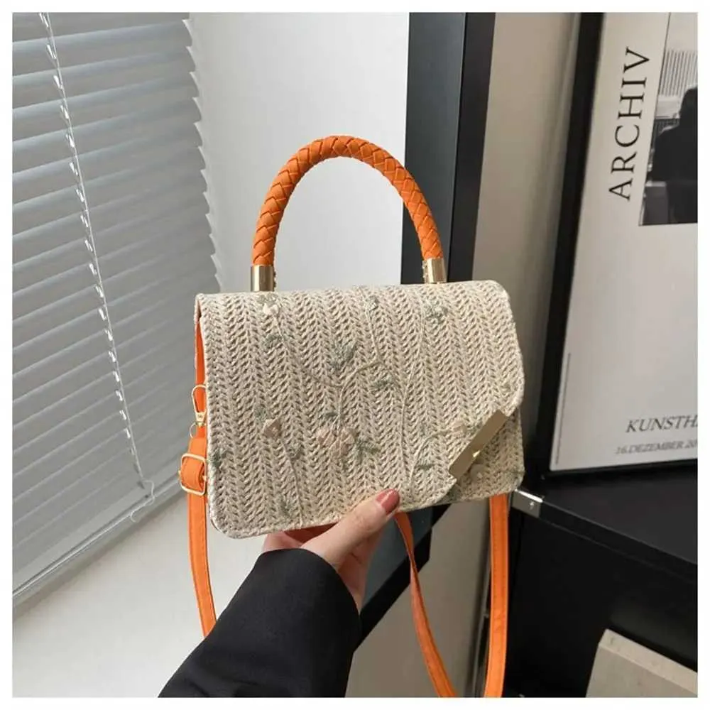Borsa a tracolla in paglia boho per donna estate spiaggia mare_voghion.com