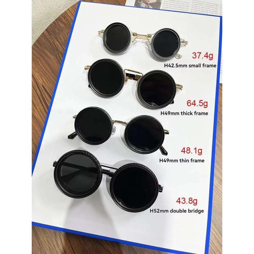 DHCollections Rounded Dimming Polarized Men ND Filter Adjustable Tint Sunglasses 2025_voghion.com
