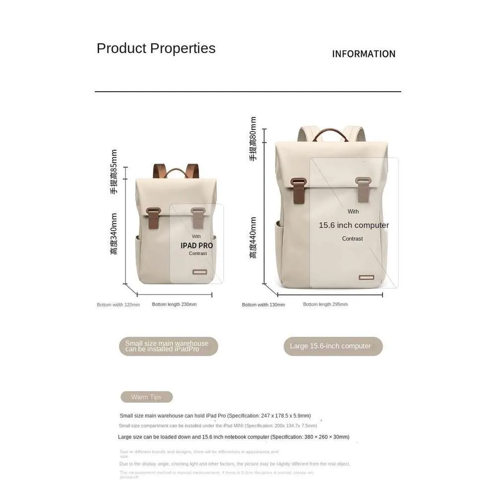 GOLF Zaino Donna Zaino Nylon Impermeabile Notebook 15 6 Pollici Elegante Antifurto Carino Piccolo Zaino Borsa_voghion.com