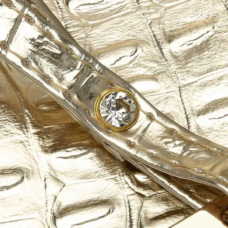 Elegant Large Tote Shoulder Handbag In Black Gold And Silver_voghion.com