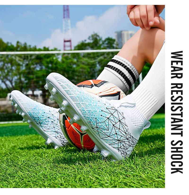 High-Top-Fußballschuhe für Männer und Frauen Modelle mit langen Spikes Jugend Sekundarschüler professionelles_voghion.com