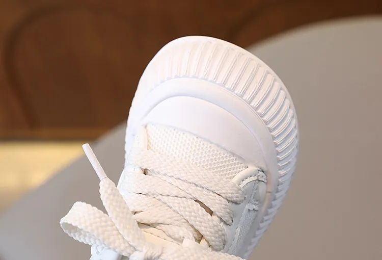 Kinder Jungen Turnschuhe Frühling Herbst Kinder Mädchen Board Cutefeet Infant Kleinkind Schwarz Weiß Farbe Weiche Sohle Schuhe Größen 21_voghion.com