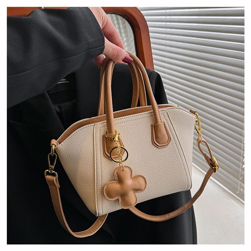 Handtaschen Kontrastfarbe Schulter Messenger Bag Damen Strukturierte Abendtasche Trendy Fashion Unterarmtasche_voghion.com