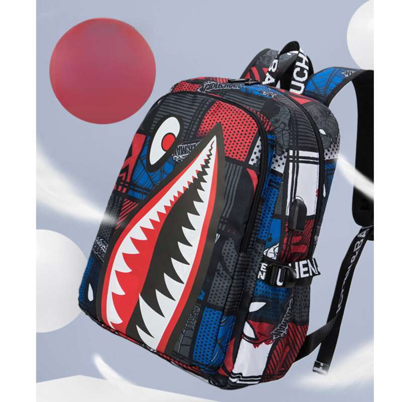 New Primary School Fashion Personalised Pattern Print, Lightweight Casual Bag, Simple And Generous_voghion.com