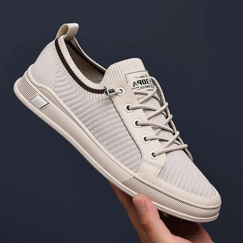 Men's Breathable Mesh Sports Shoes - Lightweight, Hot Versatile Casual Sneakers For Everyday Wear_voghion.com