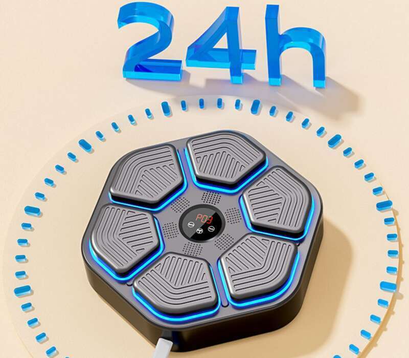 Fitness y entretenimiento integrales: máquina de música inteligente con dianas de boxeo para pared, diversión sin límites para los niños._voghion.com