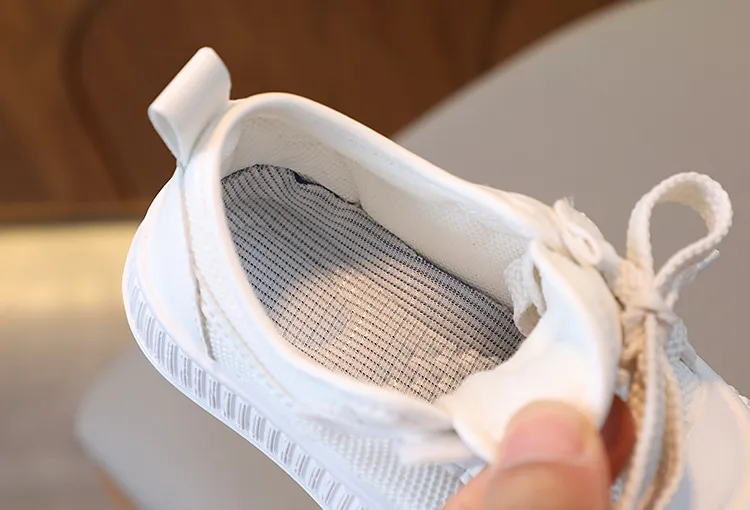 Kinder Jungen Turnschuhe Frühling Herbst Kinder Mädchen Board Cutefeet Infant Kleinkind Schwarz Weiß Farbe Weiche Sohle Schuhe Größen 21_voghion.com