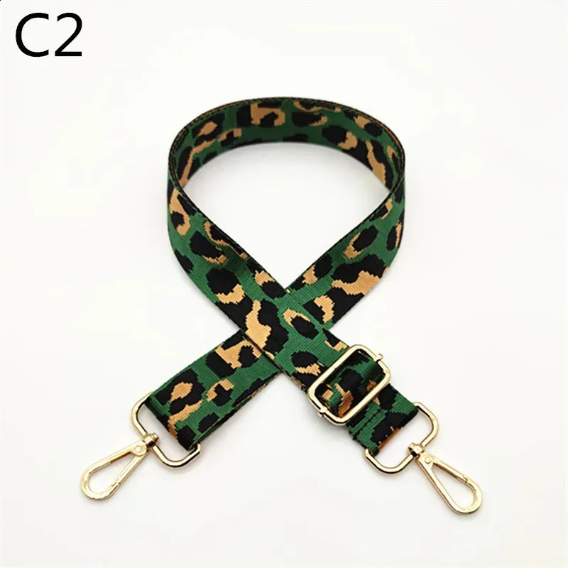 3.8cm Leopard Print Narrow Shoulder Strap Adjustable Womens Belts Replacement Bag Accessories 240805_voghion.com