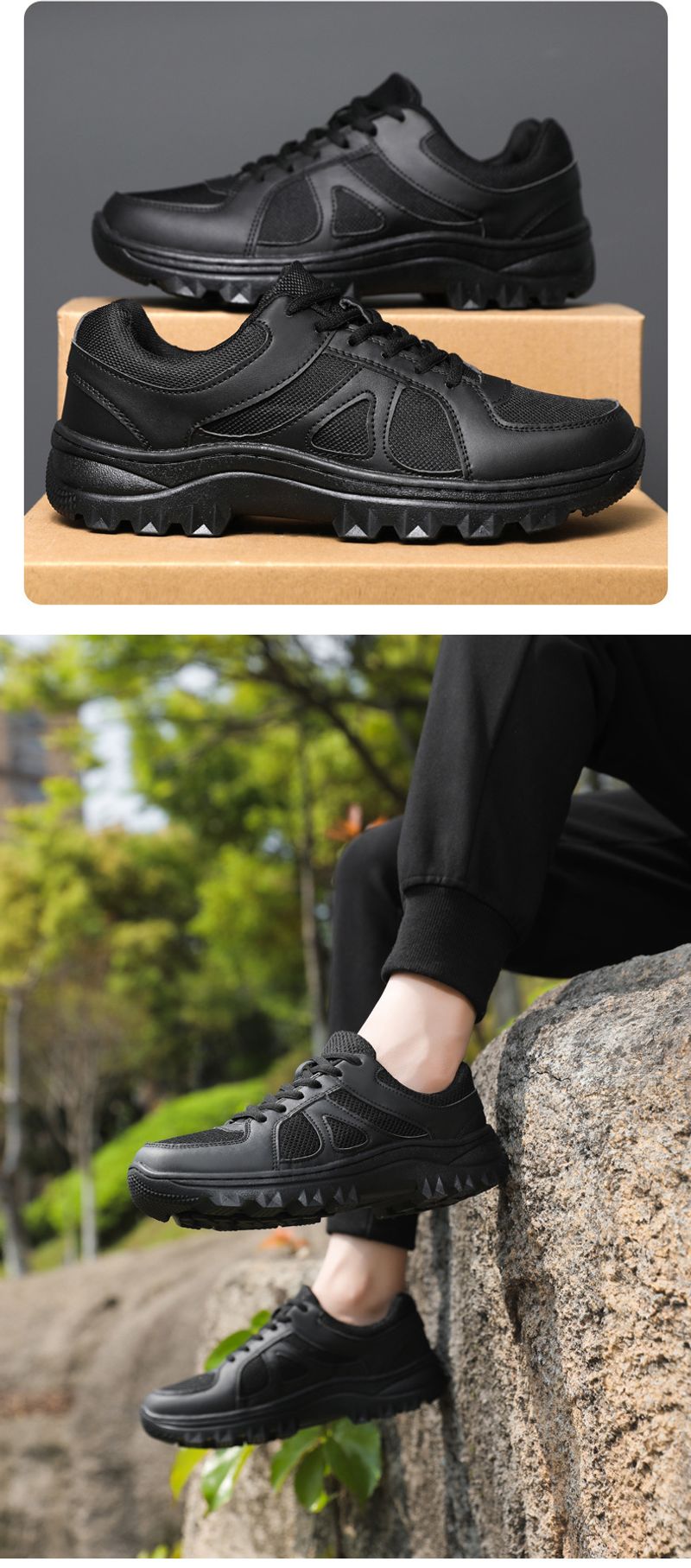 Bequeme Wanderschuhe, modische bequeme Outdoor-Sportschuhe, lässige und einfache atmungsaktive Paar-Reiseschuhe_voghion.com