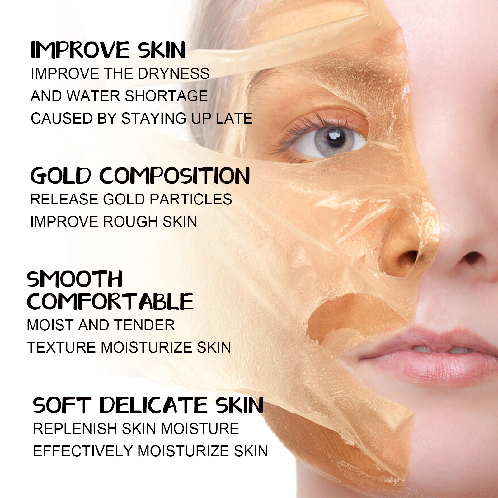 La mascarilla facial con retinol de Jayswing limpia profundamente los poros, reduce las líneas finas, tensa la piel y la hidrata._voghion.com