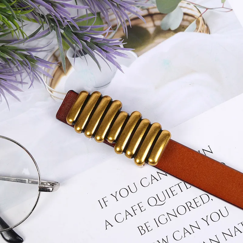 2022 Damen Designer Breite 2,3 CM Rindsleder Schlank Klassischer Damen Taillengürtel Mädchen Kleid Gürtel_voghion.com