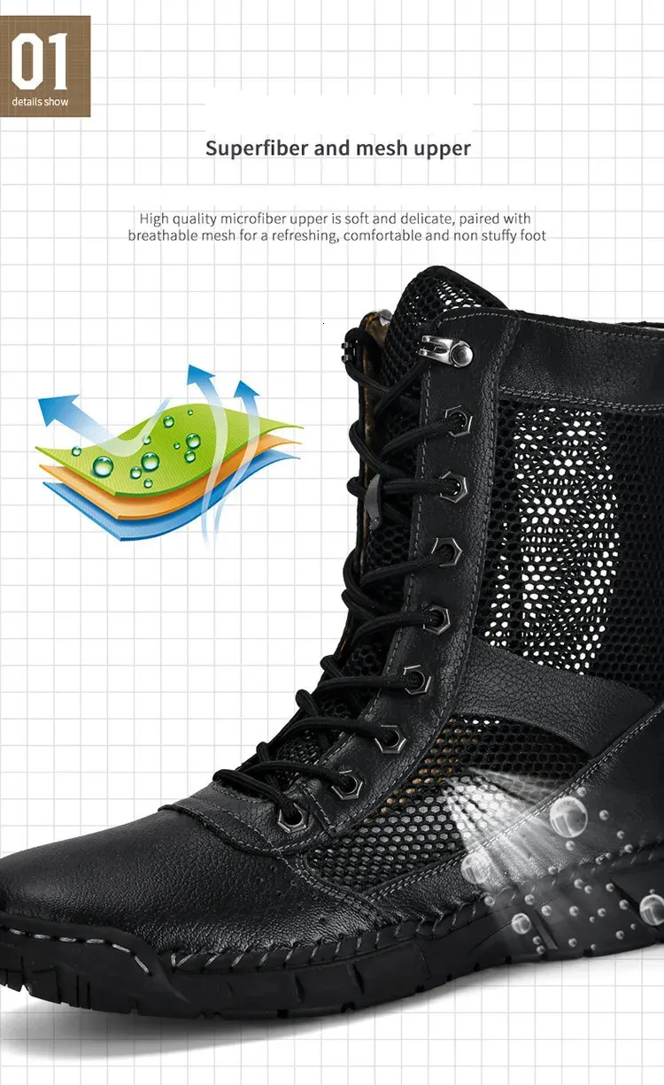 Bottines d'été en maille pour femme, chaussures montantes, respirantes, roses, tendance, décontractées, grande taille 48, 250530_voghion.com