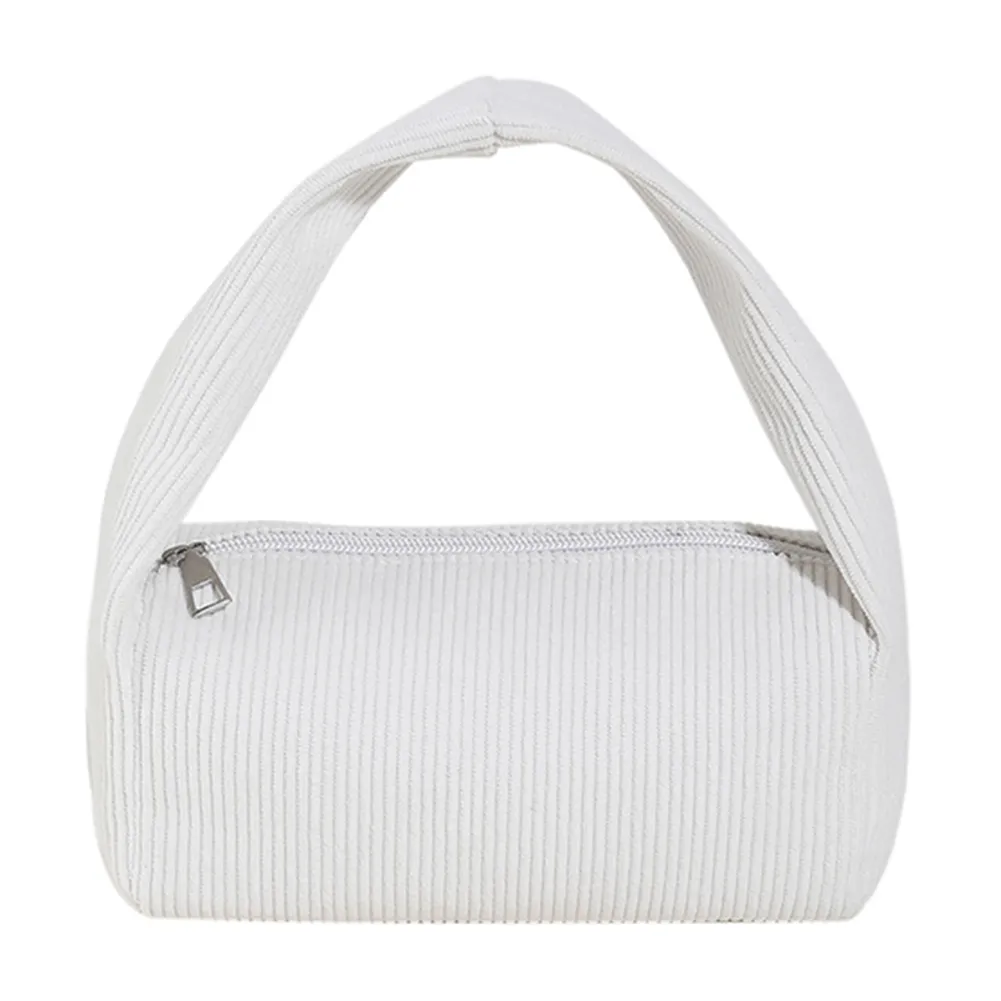 Frauen Taschen Winter Cord Schulter Tasche Casual Reise Achselhöhle Einkaufen Telefon Beutel Zipper Weibliche Handtasche Kupplung_voghion.com