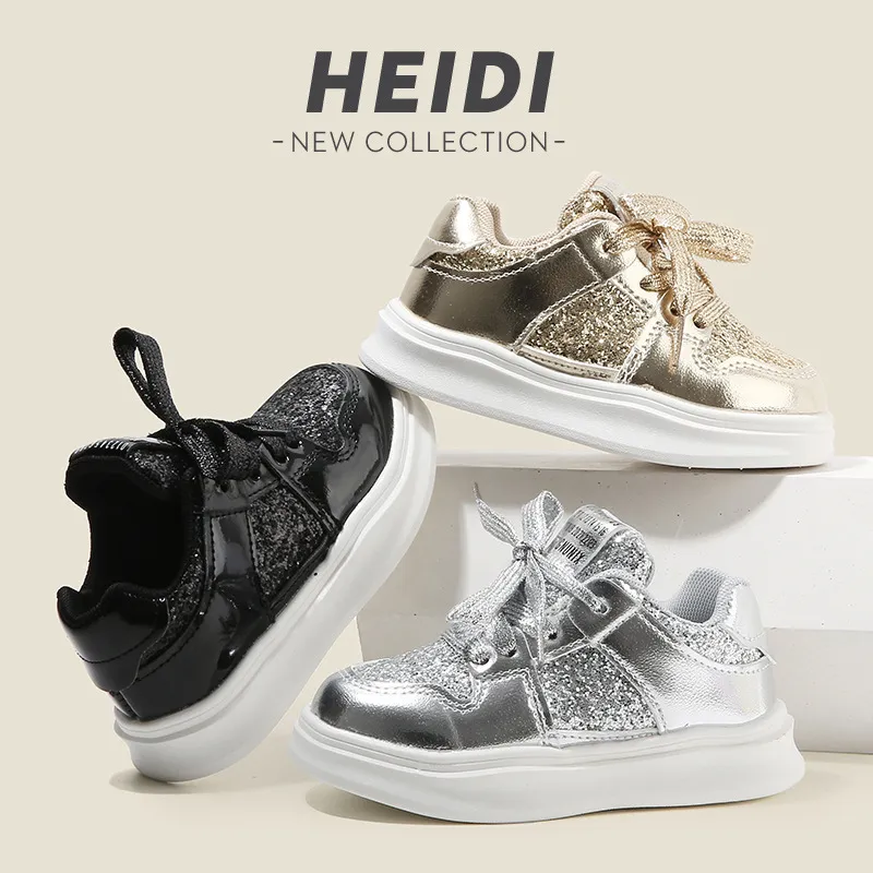 Kids Spring Autumn Toddler Girls Running Sport Sneakers Baby Children Boys Shoes Cutefeet Casual Flats Glitter Soft Sole_voghion.com