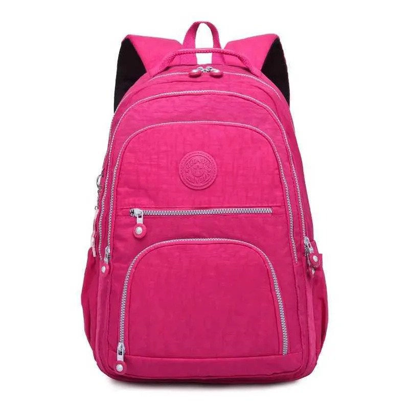 Mode skolryggsäck Student för tonårsflicka Pojke 2023 Reseryggsäckar Väska Dam Nylon Vattentät Laptopväska_voghion.com