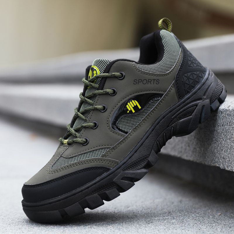 Spring And Autumn New Sports Outdoor Mountaineering Versatile Trendy Work Shoes Men's_desvips.com
