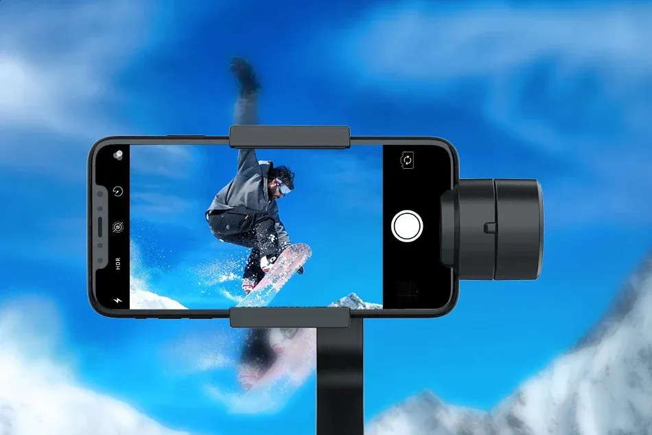 Support de téléphone portable à cardan 3 axes QAML F8, stabilisateur d'enregistrement vidéo anti-vibration pour smartphone 250417_voghion.com