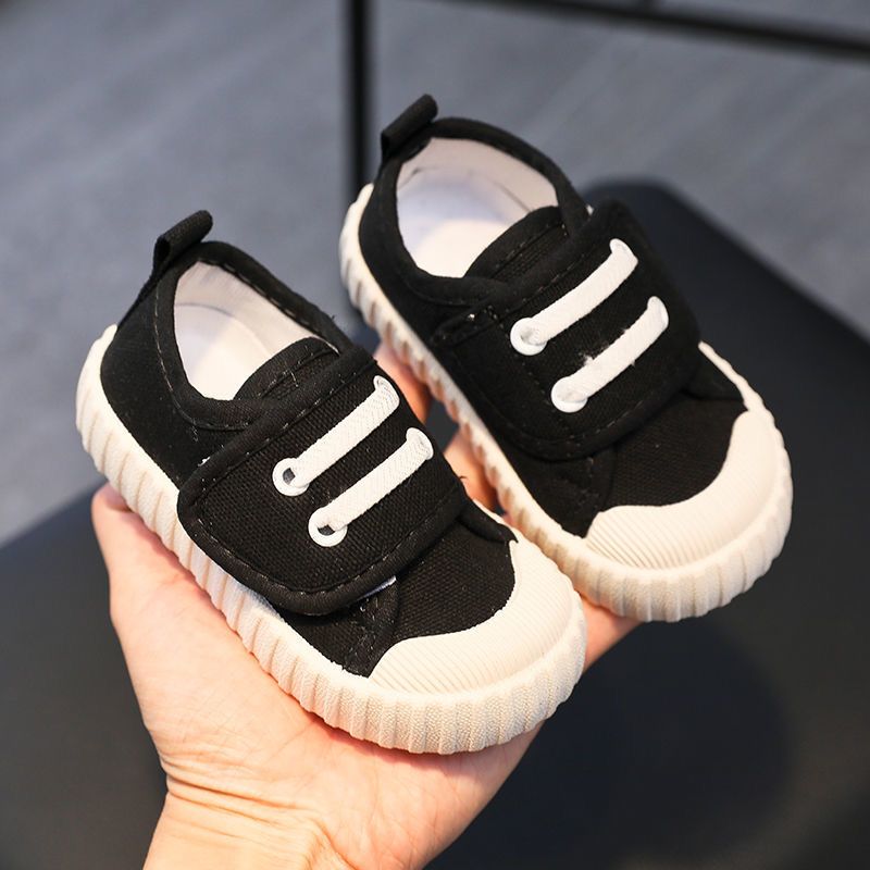 Nuevos zapatos de primavera y verano para niños y niñas, zapatillas de lona suaves e informales de color caramelo para niños, zapatillas de moda con estampado de leopardo_voghion.com