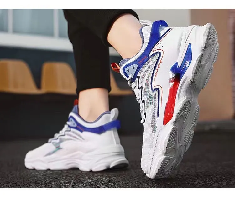 New Basketball Breathable Fly Woven Mesh Sneakers Fashion Casual Style Men Shoes Hikers Free Shipping_voghion.com