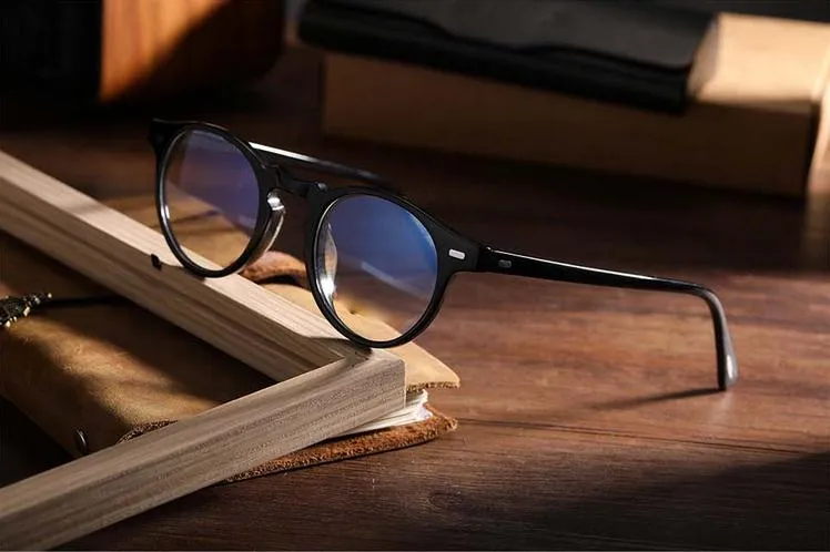 Nei ukomm ov5186 Sonnebrëll 45mm 47mm Gréisst Gestell ov 5186 Myopie Brëll Vintage Männer Fraen Brëller Gestell mat Këscht_voghion.com