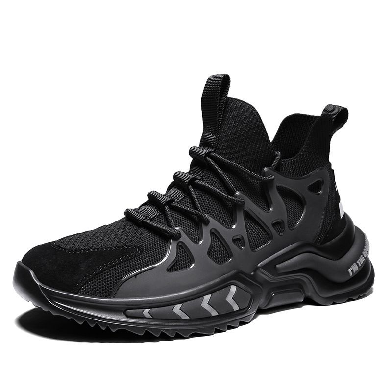 Men's new breathable sports for spring autumn seasons, fashionable and trendy casual shoes, running lace up flat shoes_voghion.com