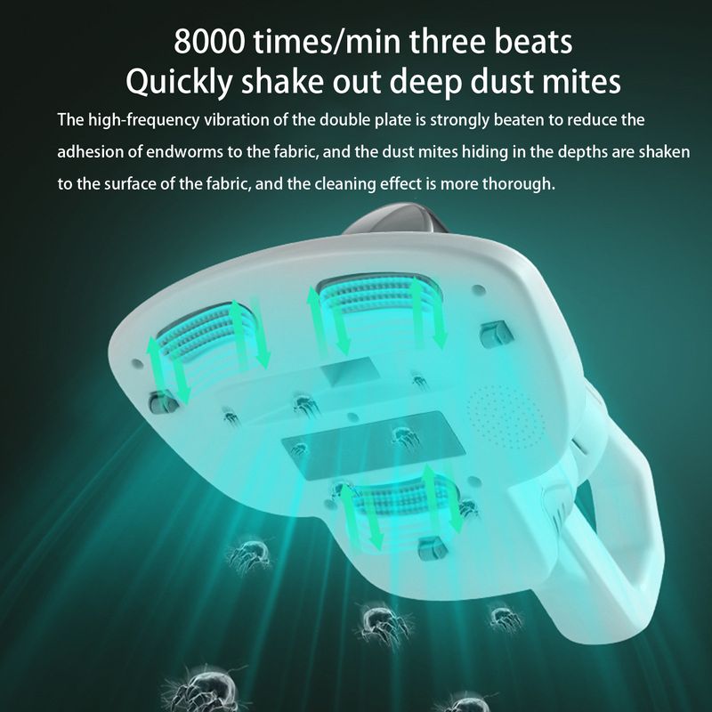 Mini Remover Multifunctional Suction USB Charging High Frequency Dust Portable Wireless Handheld Mite Removal UV Light_voghion.com