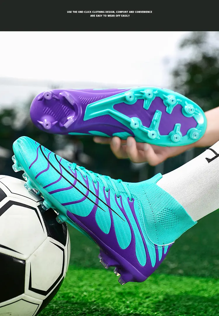 Assassins 15. Generation Fußballschuhe Leonardo DiCaprio, Cristiano Ronaldo, Neymar AG, Short High Top TF, Kinder Spike_voghion.com