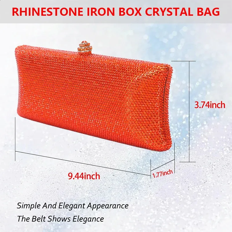 Dernier sac de soirée en bandoulière pour femme, portefeuille de mariage, pochette de soirée, pierre cristal, Rhie Dia, 240819_voghion.com
