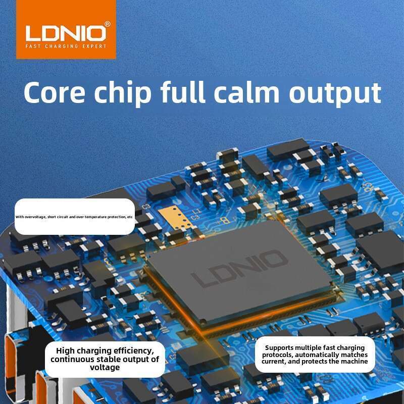 LDNIO Laptop töltő Európai Szabványos 67W Mobiltelefon Tablet Digitális Dugó Több Portos Gyorstöltés_voghion.com