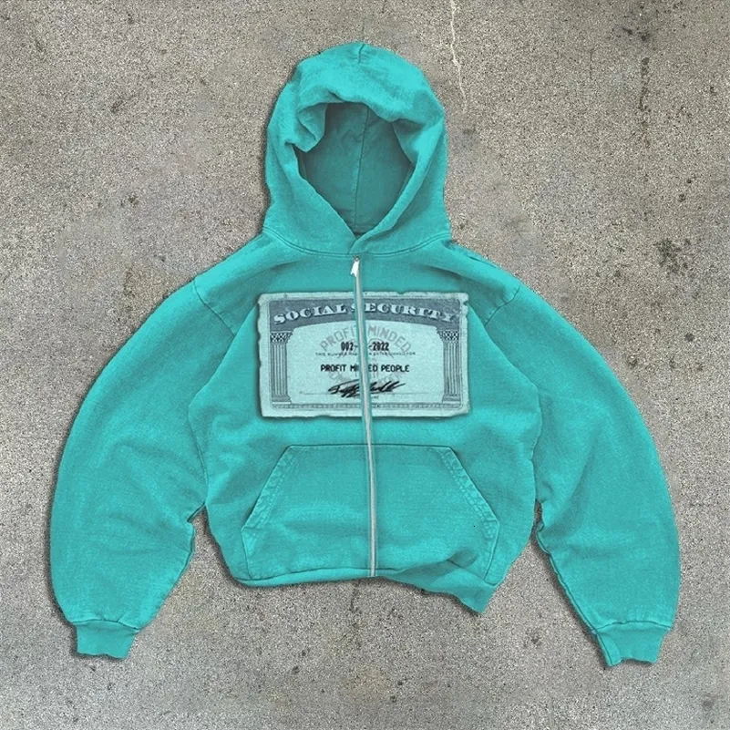 Zip Y2K Clothes American Haruku Hip Hop Graphic Print Retro Oversized Hoodie Sweatshirt Mens Womens Rock Gothic Jacket_voghion.com